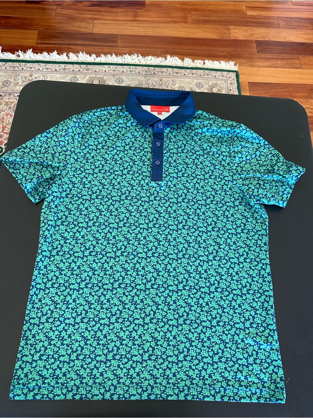 Redvanly Polo Short Sleeve Shirt Performance Luxury Comfort Lightweight Mens LG